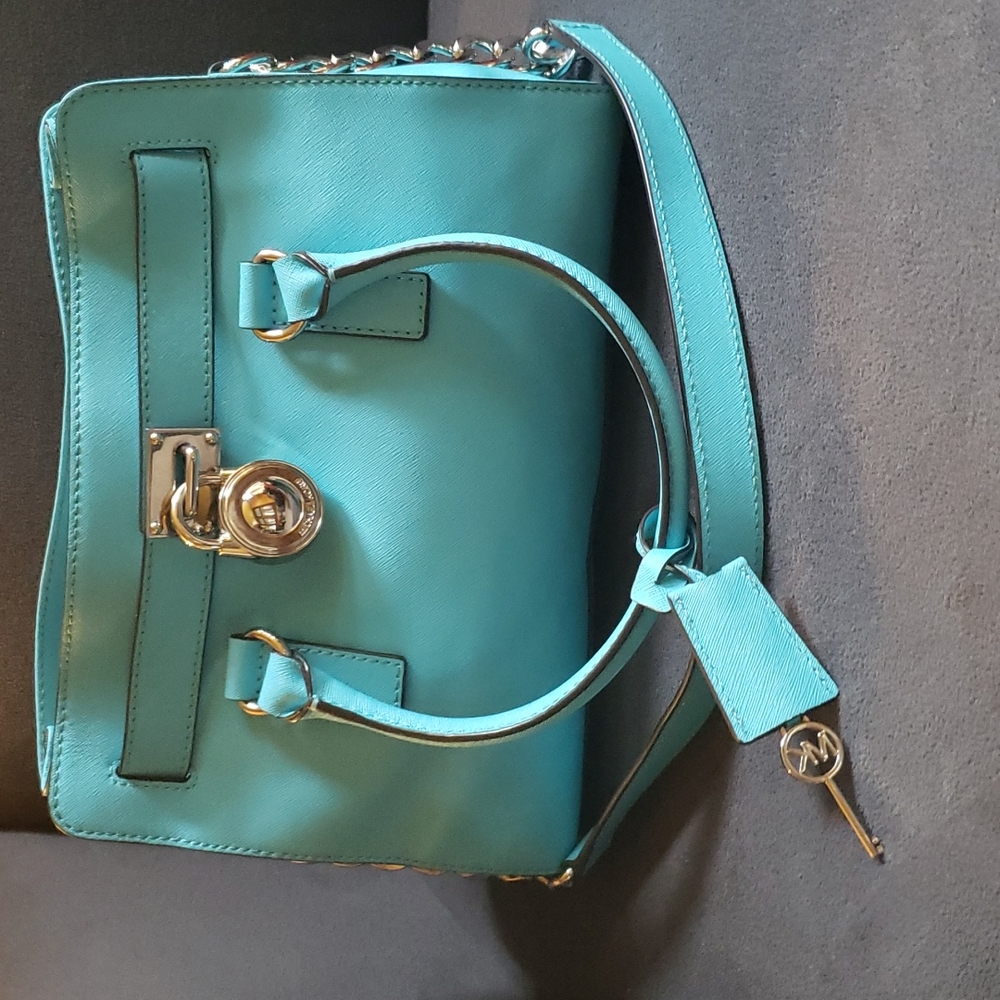 Michael Kors teal purse